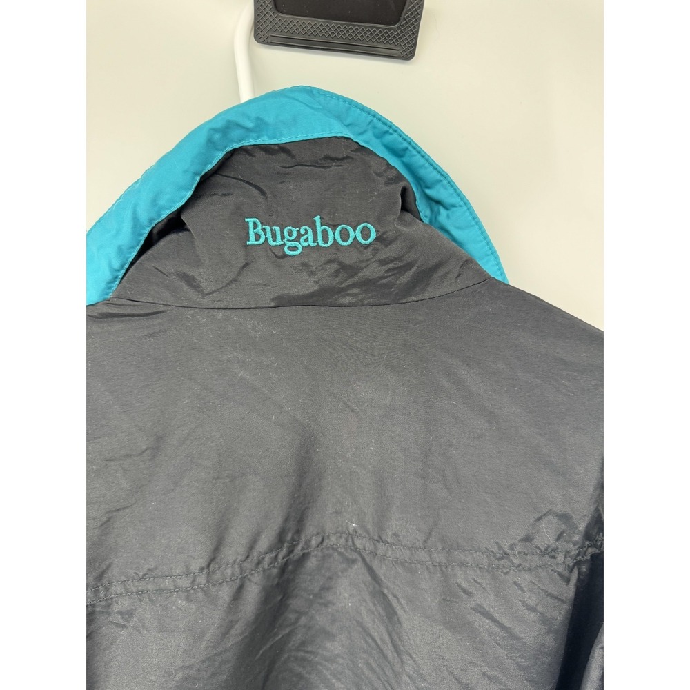 Columbia Bugaboo Vintage 90s Colorblock Jacket Womens Large Teal Pink Black - Picture 9 of 10